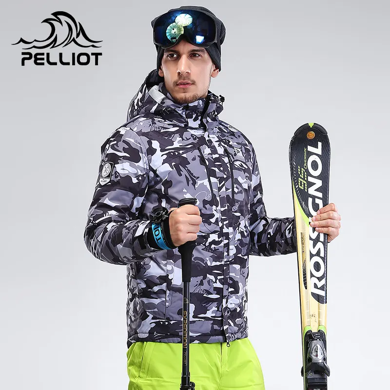 Pelliot Custom Men Outdoor Waterproof Skiing Single Board Ski Snow jacket