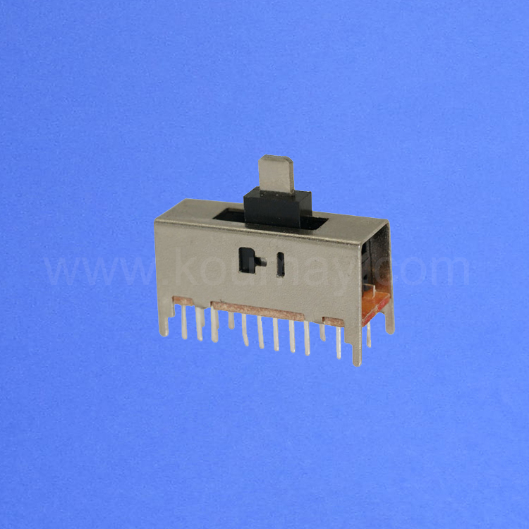 3 положения через отверстие pcb скользящий переключатель SS-44D04