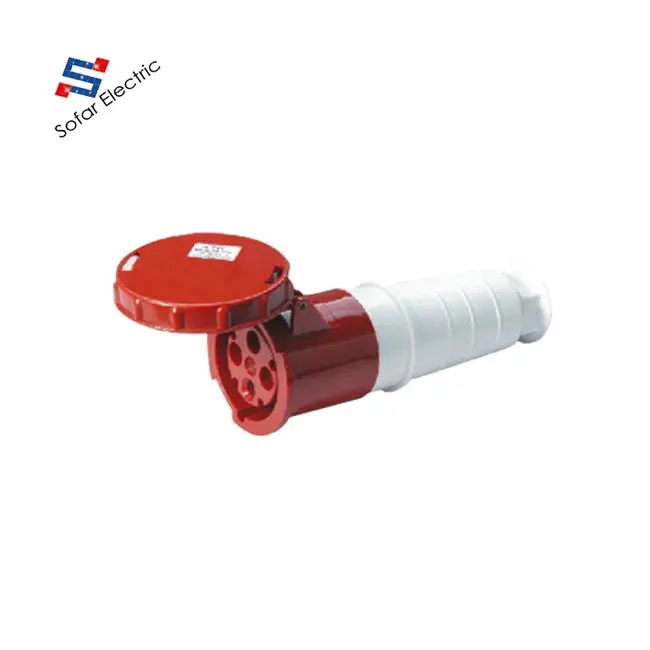 Waterproof Socket 380V~415V 65A 4P Waterproof Industrial Socket