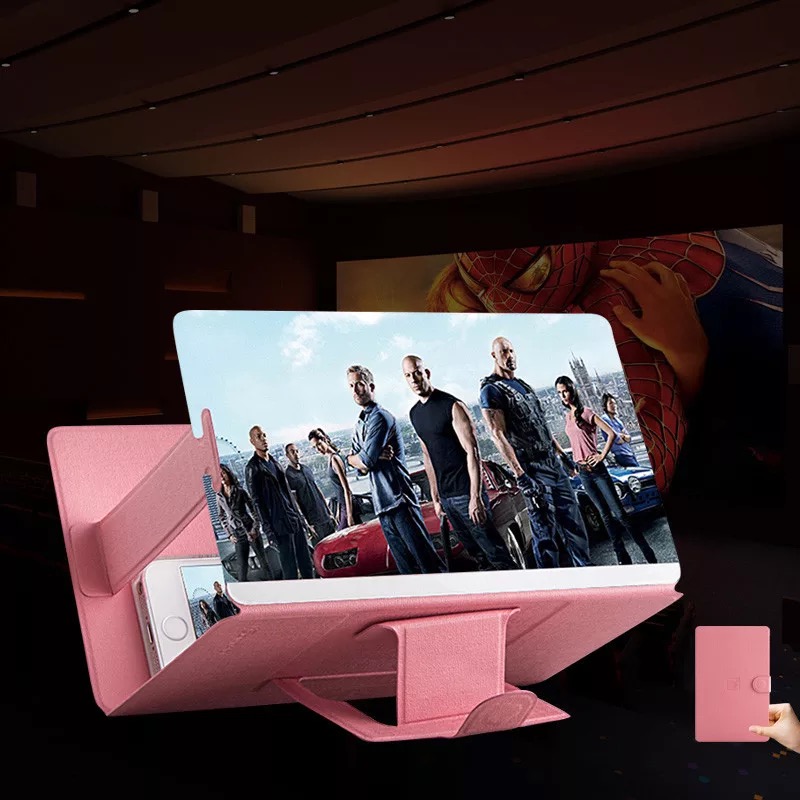 Необычные цвета ПВХ Чехлы для мангала 8 дюймов 3D HD ленивый мобильный телефон экран лупа видео усиления стенд специальная версия