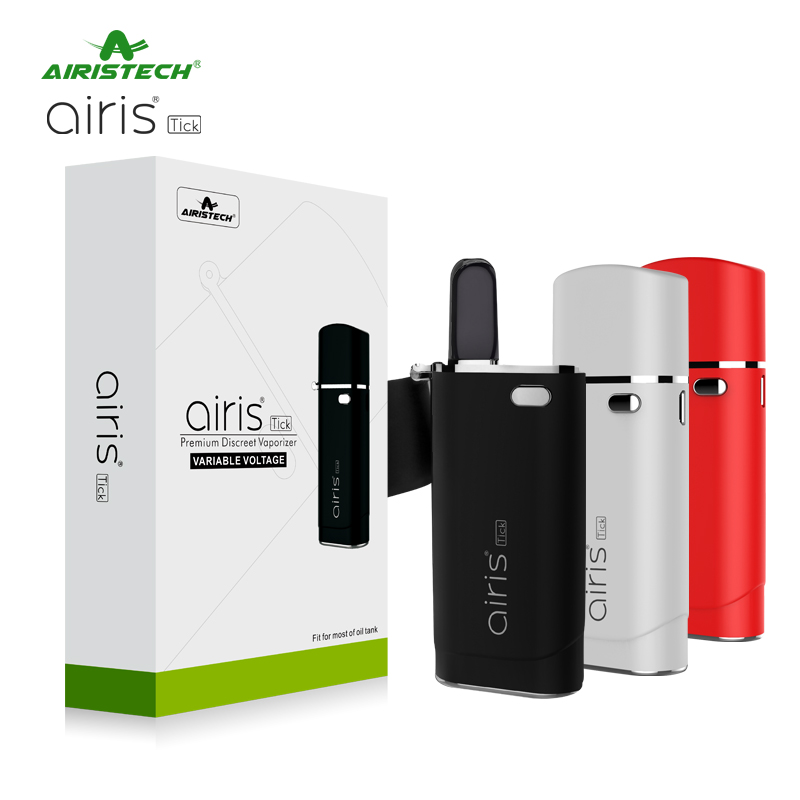 Высококачественный Разогревающий мини-мод Airis Tick Twist 510 Thread CBD Vape ручка 650 мАч батарея переменное напряжение Магнитный L