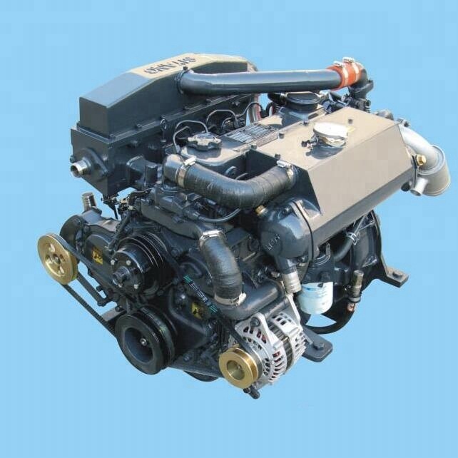 73kw - 96kw 4 цилиндра Китайская дешевая высокая скорость судовой дизельный стационарный двигатель для лодки/судна