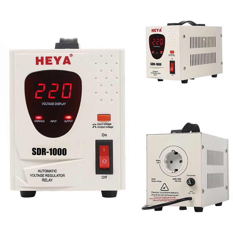 SDR электрические 500VA 1KV 2KV 3KV 5KVA реле управления Автоматический регулятор напряжения Стабилизаторы