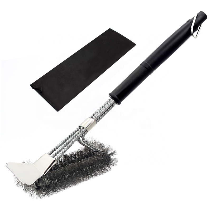 BBQ Tools Stainless Steel Grill Cleaning Brush Barbecue Cleaning Brush