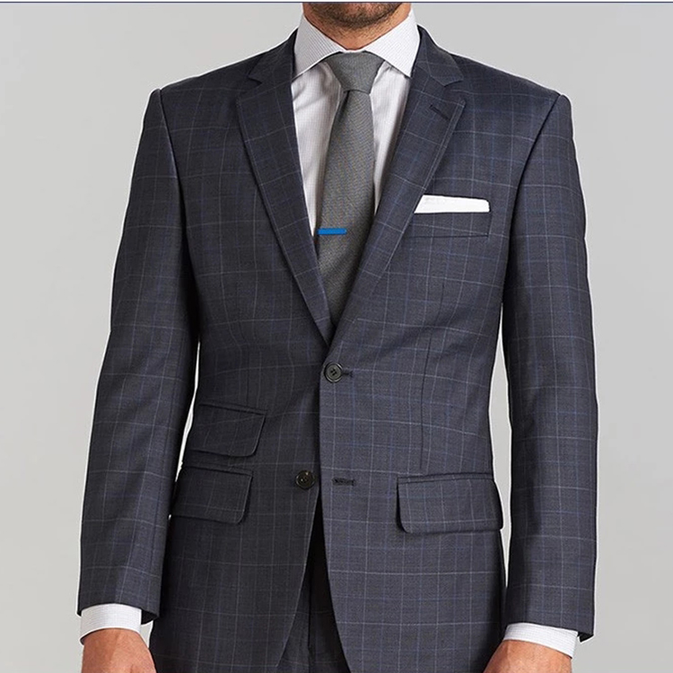 Slim Fit Formal Light Blue Men's Suits with Precision Tailoring and Customization Options