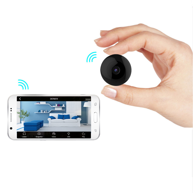 Camsoy Мини Беспроводная ip-камера ночного видения Wi-Fi hd камера бейби монитор оповещение при обнаружении движения камера для домашней безопасности