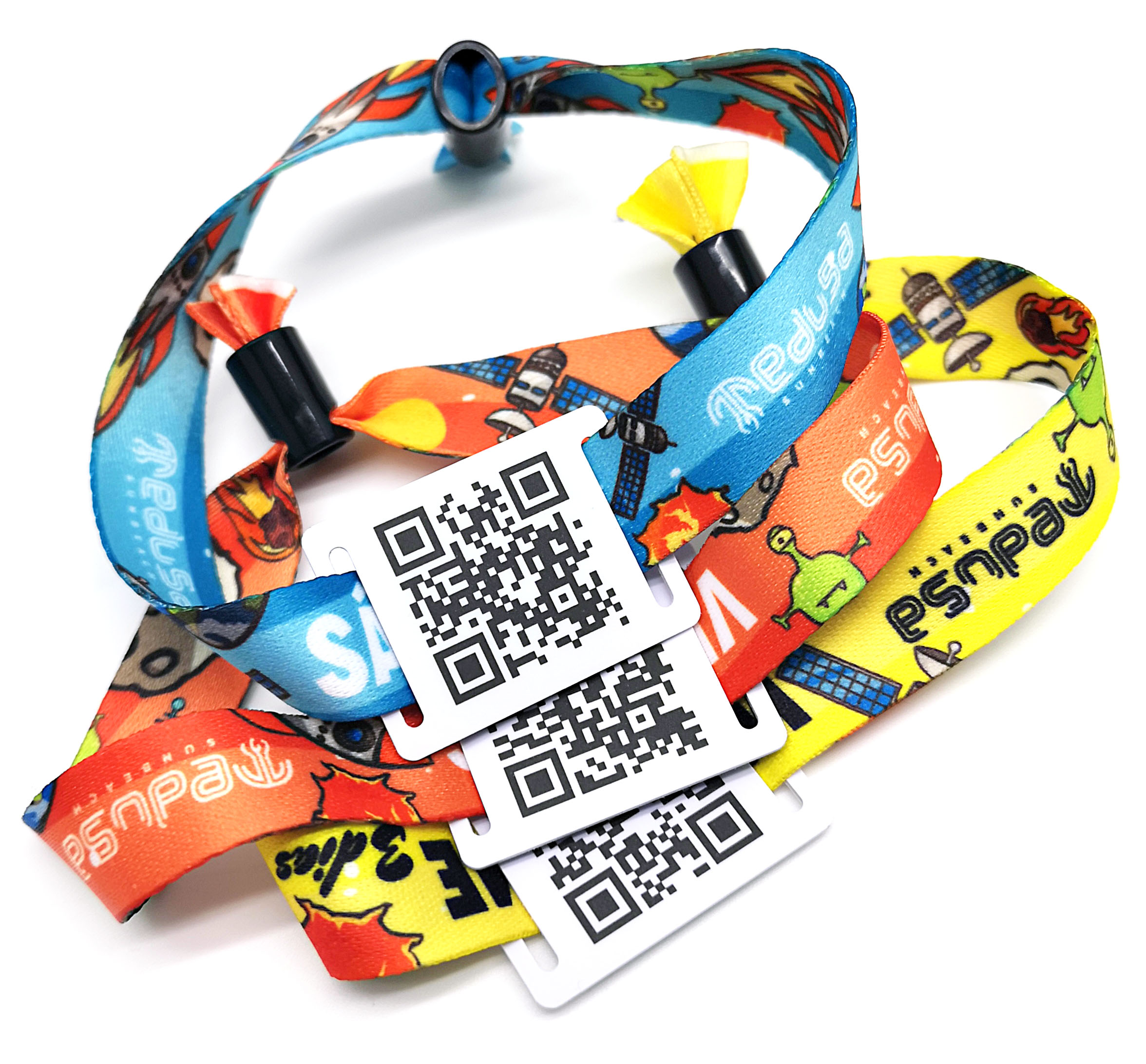 Заводские модные аксессуары для сканирования Qr-кода, браслет на запястье, многоцветный спортивный браслет на выбор