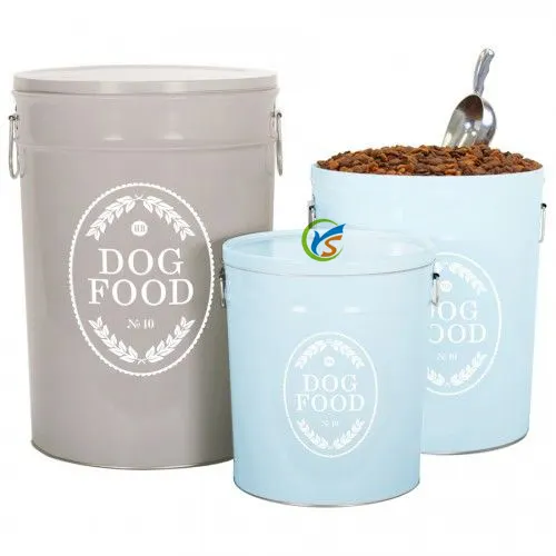 High Quality Metal Dog Food Storage Container