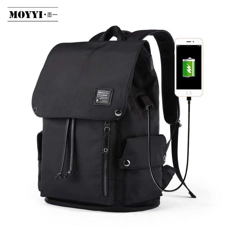 MOYYI men's waterproof student school bag travel laptop backpack male