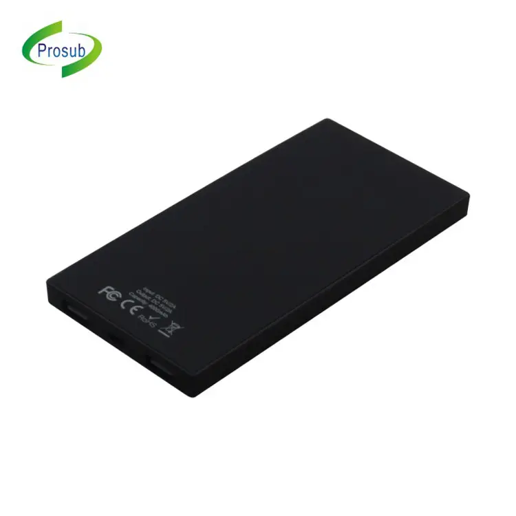 Prosub Popular Real 4000mAh Sublimation Mobile Phone Battery Charger Heat Transfermobile Power Banks