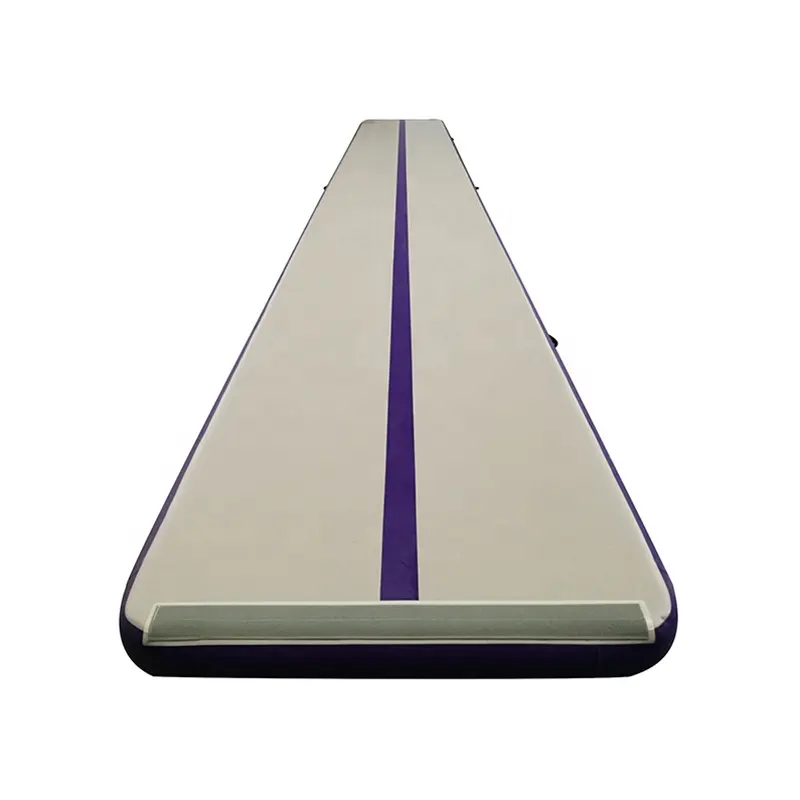 Yushan Yijia Gymnastics Inflatable Purple Air Track Mat for Sale