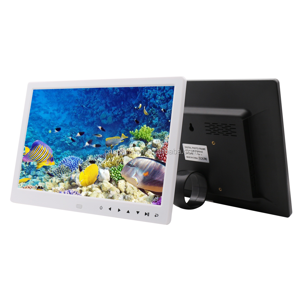 Ботильоны из замшевой кожи, фабричного изготовления 12 "LCD AD проигрыватель бизнеса маркетинга цифровой фотоальбом фото рамка