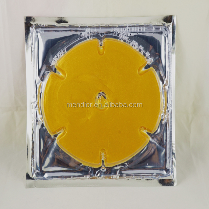 Menior OEM crystal коллагеновая маска для груди 24k nano золото для поддержания упругости кожи груди