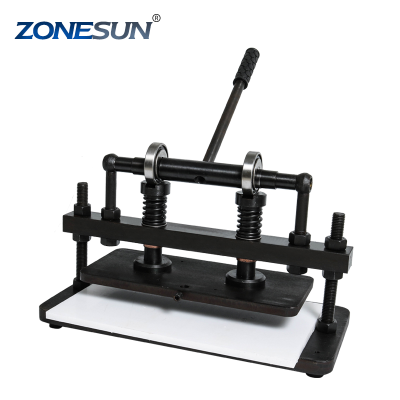 ZONESUN 3616 см двухколесный ручной станок для резки кожи для сумки, фотобумаги, ПВХ/Эва лист, пресс-форма, резак для кожи, инструмент для резки