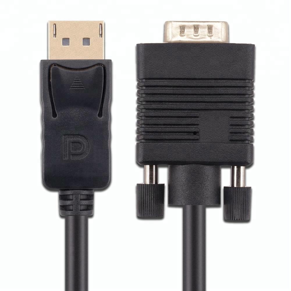 Полный 1080P DisplayPort to VGA кабель для DisplayPort-оборудованные настольные компьютеры