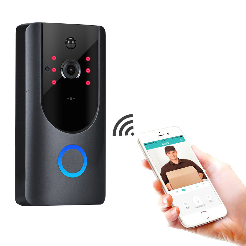 Умный дом WiFi дверной звонок беспроводной дверной звонок камера домофон батарея питание беспроводной дверной Звонок