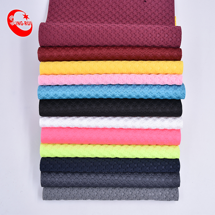 new fashion 3D starry embossing air layer fabric for sports shoes