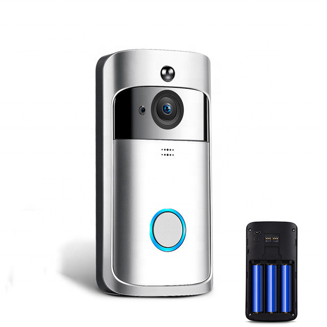 Amazon Лидер продаж профессиональная Мода Дизайн видео дверные звонки, Wi Fi Smart 720P HD безопасности камера беспроводной дверные звонки