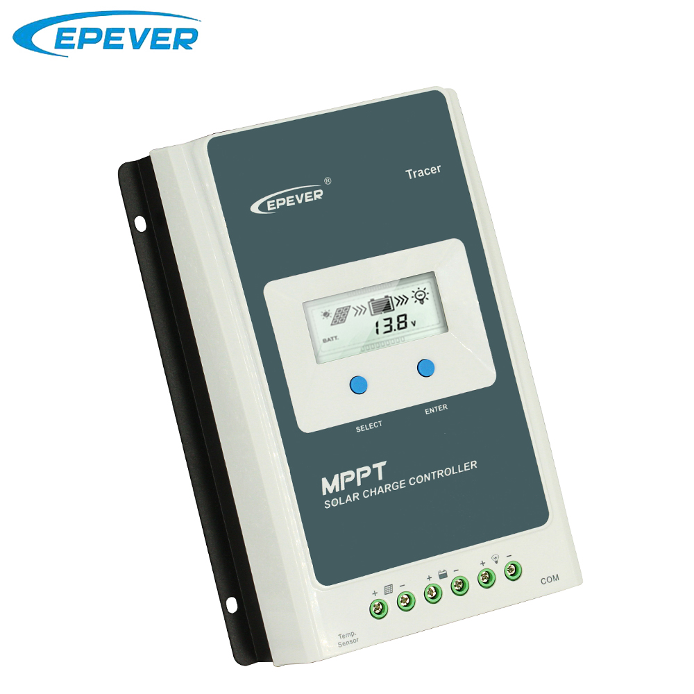 EPever 1210AN 12 V/24 V MPPT регулятор заряда батареи Контроллер с максимальным PV входом 100v для солнечной домашней системы