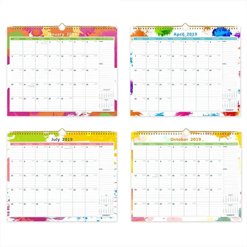 Personalised 2023 2024 Custom Design Printing Planner Calendar Wall
