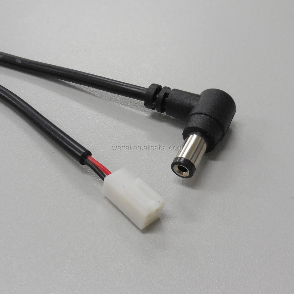 Угол 90 ° 2pin разъем питания sata кабель 2 контактный провод