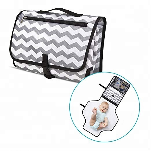 QJMAX Amazon Hot Sale Portable Waterproof Diaper Changing Pad Cluth