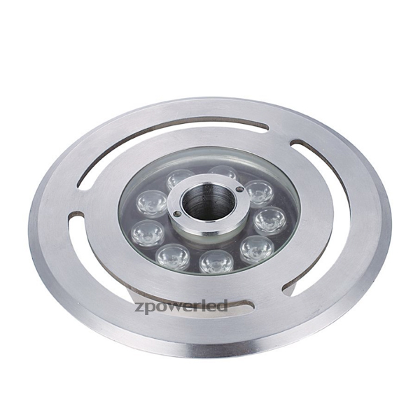Кольцо из нержавеющей стали 9 w IP68 dmx светодиодный свет фонтана кольцо
