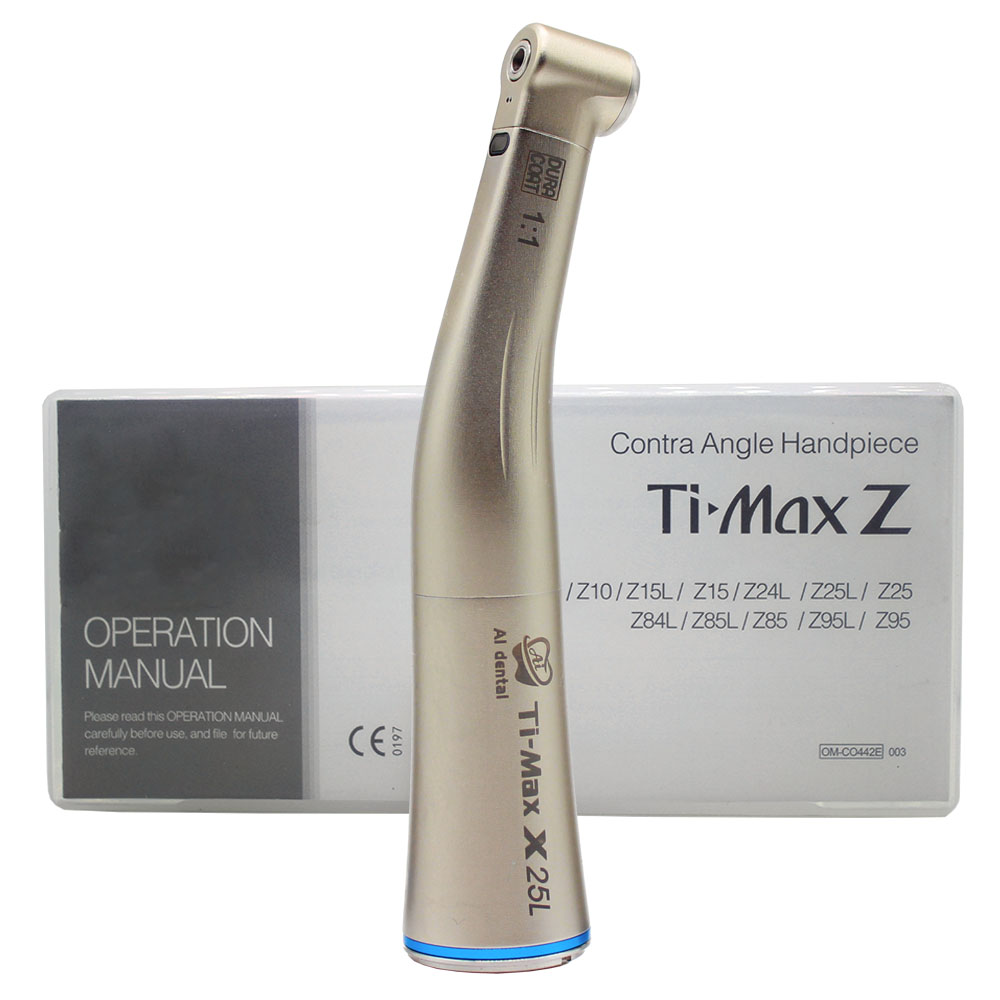 Alibaba TI-MAX X25L 1:1 прямой привод угловой наконечник низкий светодио дный светодиодный одонтология инструментальный стоматологический