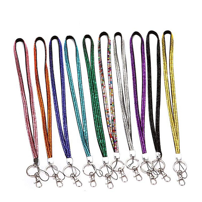 2019 hot selling rhinestone lanyard