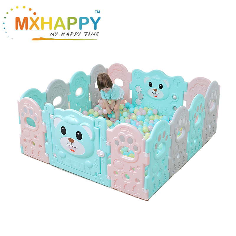 MXHAPPY Baby Playpen Baby Play Yard Fence Indoor Playpen Play gate
