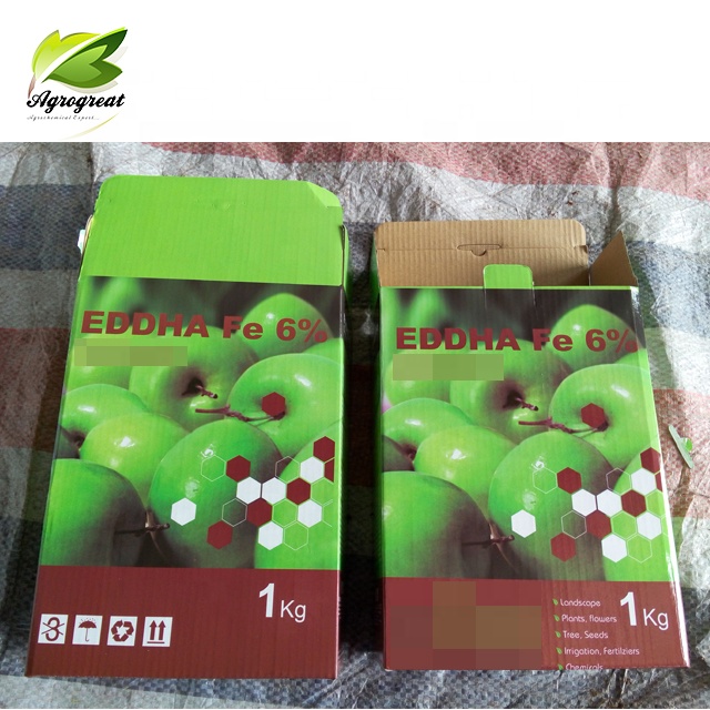 High quality fertilizer Iron chelat fe eddha fe 6% with best price