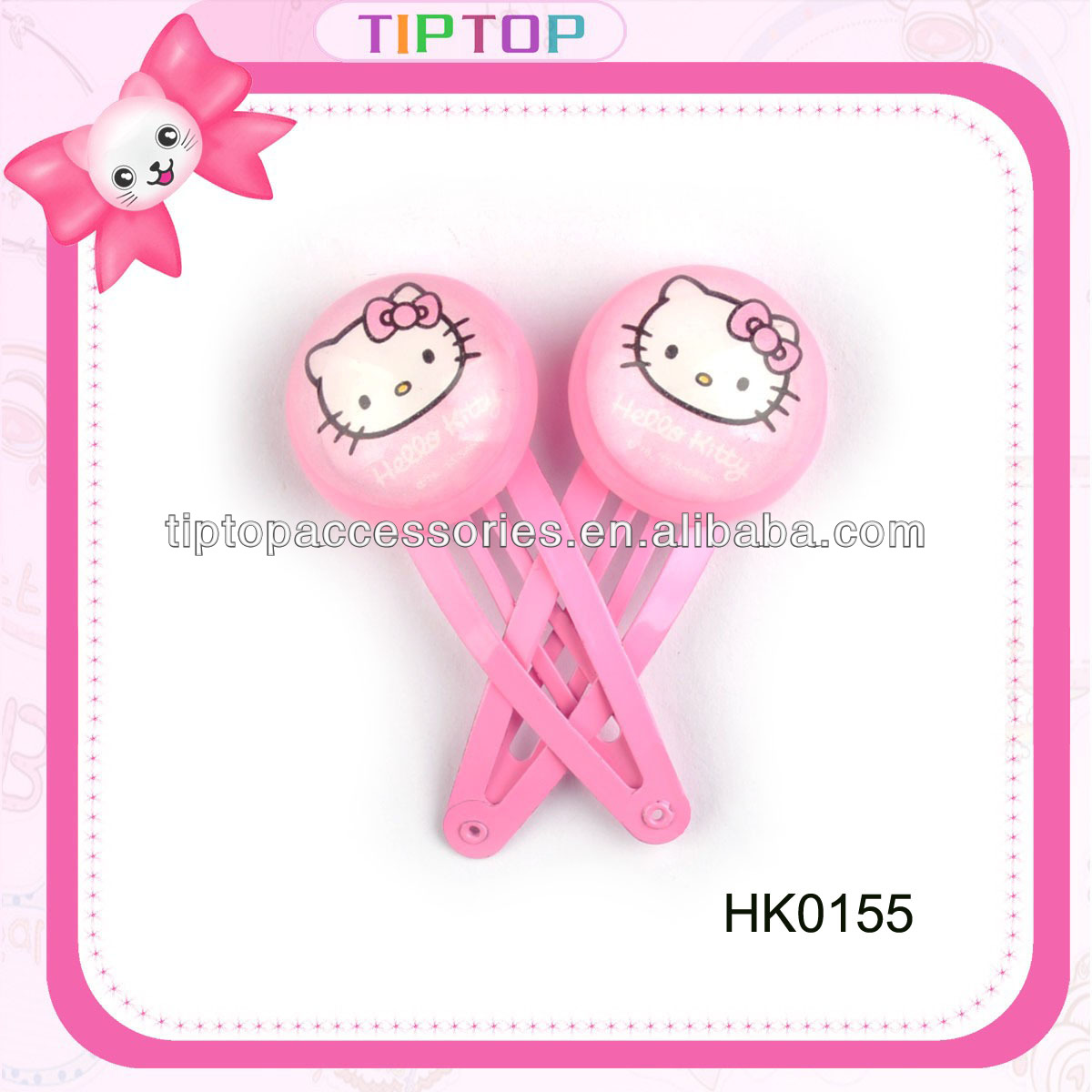Детские заколки для волос Hello kitty