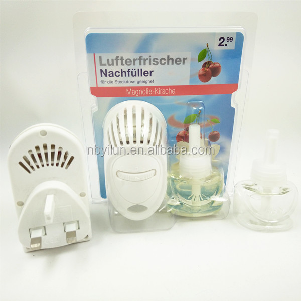 Wick Diffuser Fragrance Oil Plastic Plug in Aroma Electric Air Freshener with Euro Plug and US Plug