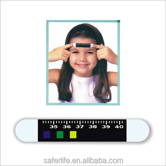 Saferlife CE одобренный SL04-009 90*16 мм детский лоб термометр стикер полоса