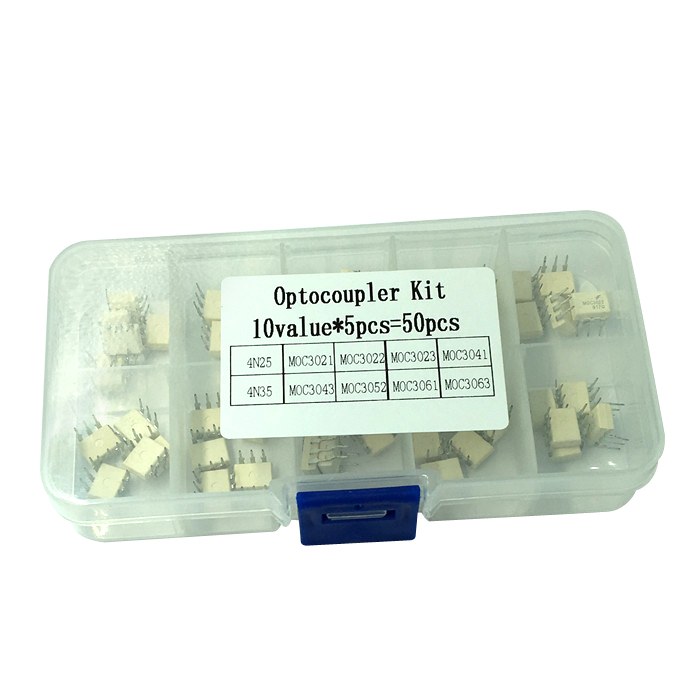 4N25 4N35 MOC3021 MOC3022 MOC3023 MOC3041 MOC3043 MOC3052 MOC3061 MOC3063 dip-оптрон комплект 10value * 5 шт. = 50 шт. diy Электронный