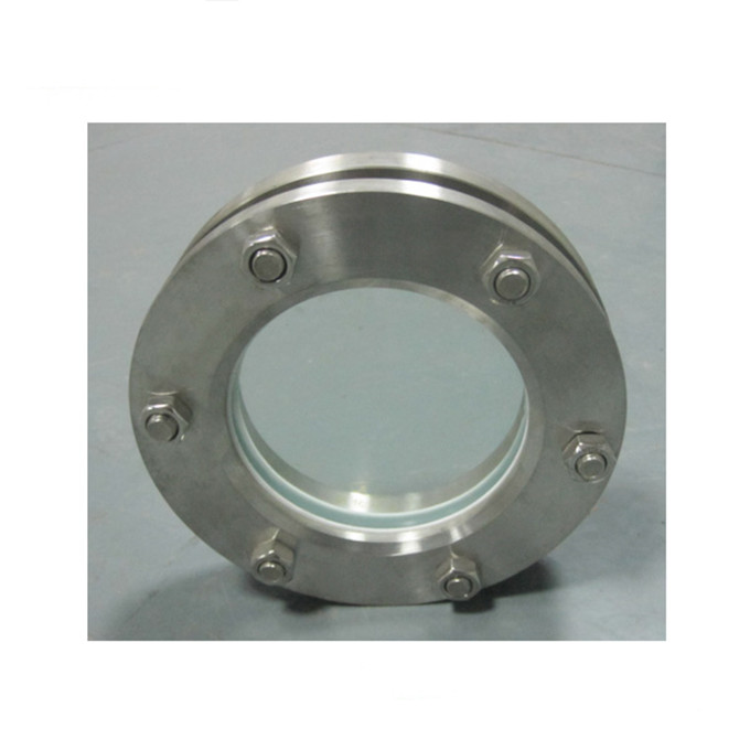 Stainless steel flange high pressure sight glass