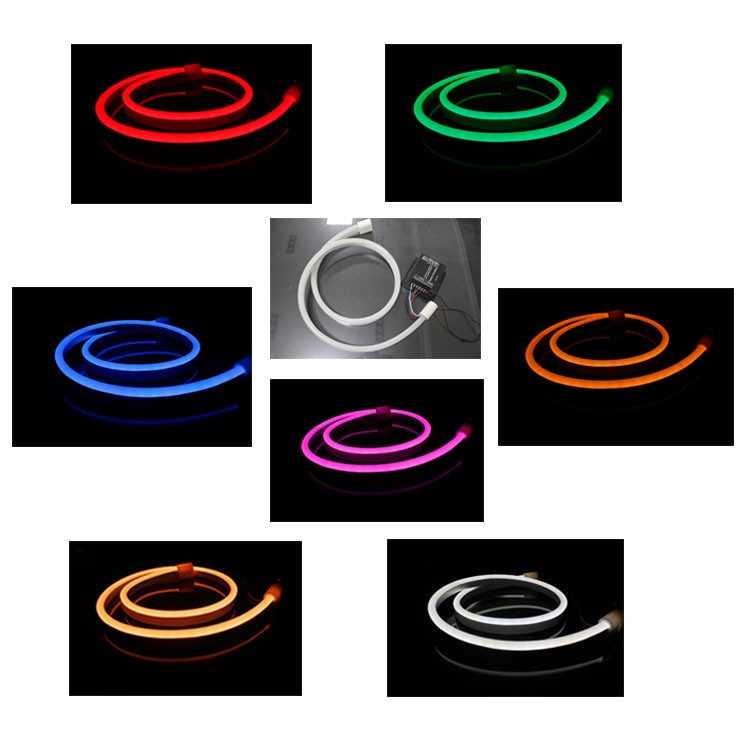 Однородный цвет RGBW LED Neon Flex 24v