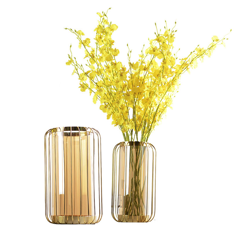 Simple home creative decoration flower arrangement dry flower home TV cabinet simulation decorative flower American vase