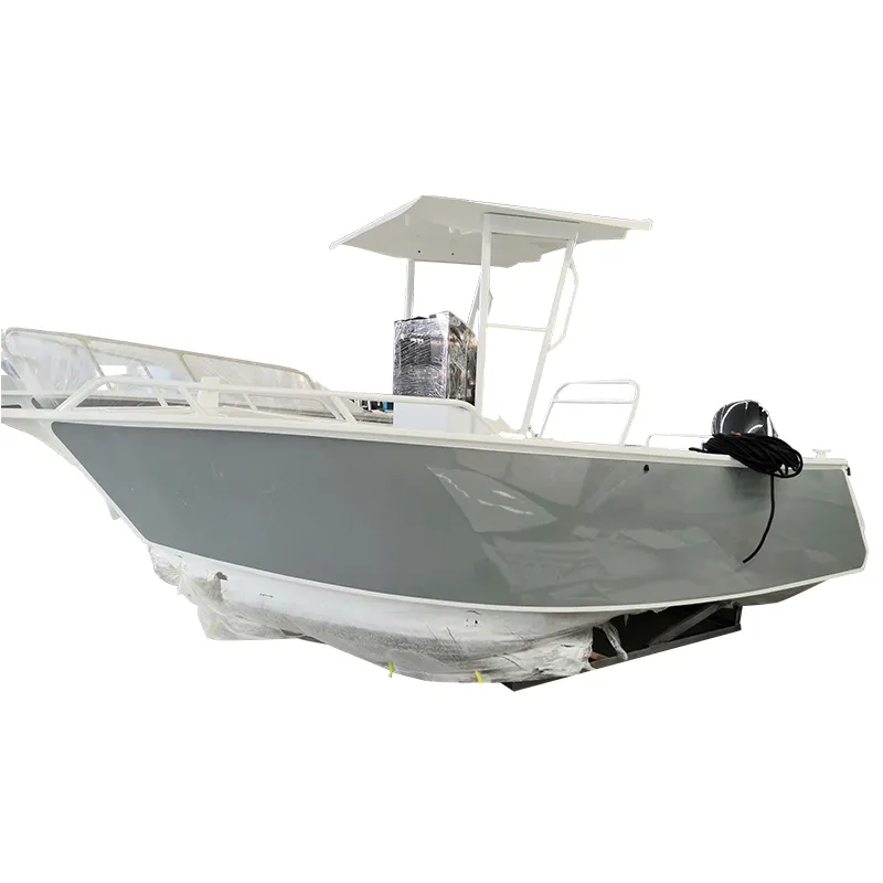 China supplier 5.5m aluminum fishing center console boats
