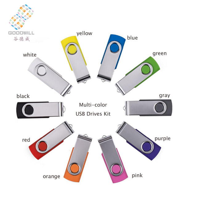 Самые продаваемые Самые дешевые красочные twister поворотный Usb флэш-накопитель 2 ГБ/4 ГБ/8 ГБ