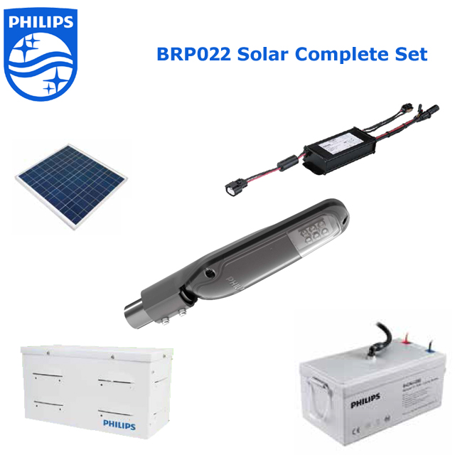 Уличный светодиодный фонарь на солнечной батарее BRP022 оригинальный Philips