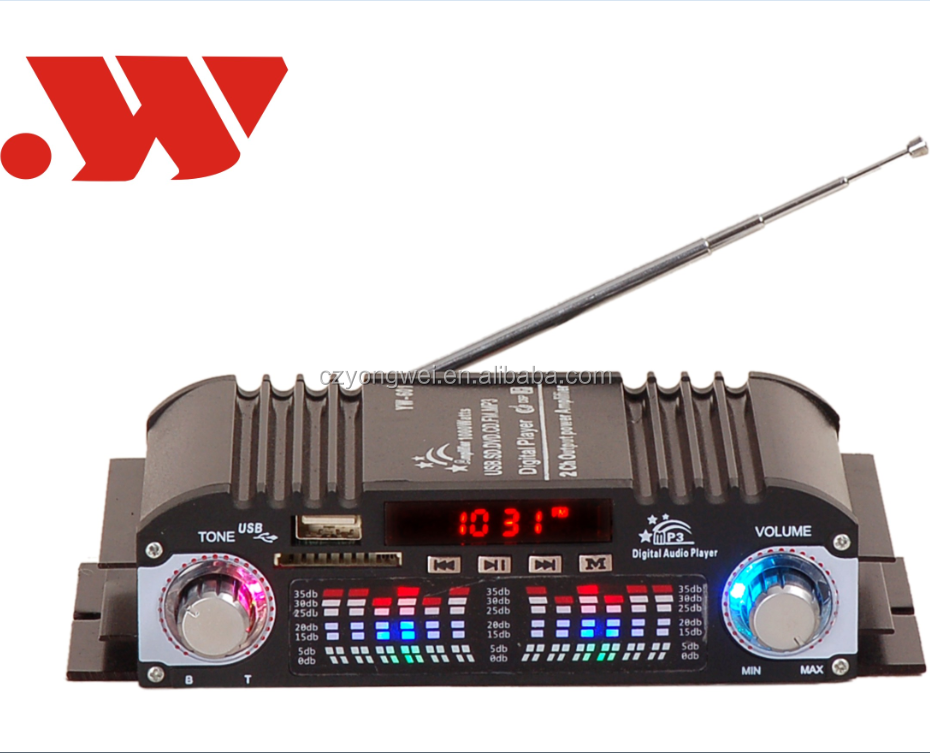 YW-601 2 канальный цифровой усилитель мощности DC