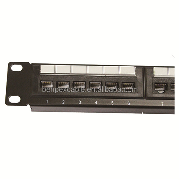 19 "волоконно-оптический RJ 45 Cat5e сетевая коммутационная панель