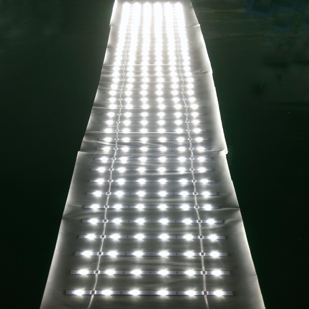 1X2 м световой короб только использовать 10 шт./roll LED решетки подсветка светодиодная подсветка доска