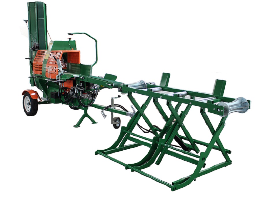 27ton firewood processor log splitter with log lifter