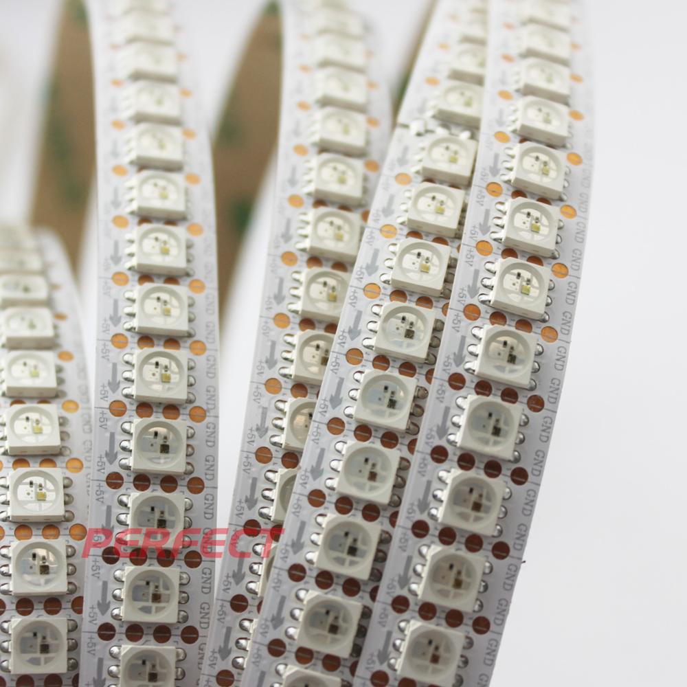 Пиксельная светодиодная гирлянда WS2801 WS2813 WS2815 SK6812 Rgb, СВЕТОДИОДНАЯ Гирлянда для стрельбы, Волшебная цифровая светодиодная лента цвета мечты rgb
