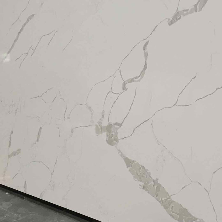 Good price marble gold calacatta white Quartz Slab