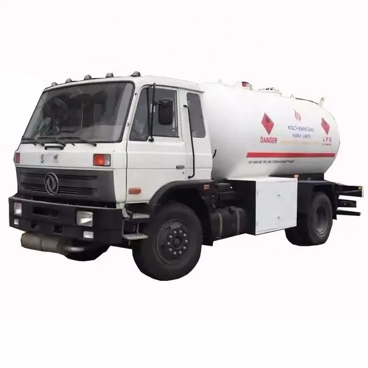 DONGFENG 12m3 12000 liters lpg bobtail truck 6tons mobile dispenser lpg bullet tank lpg cylind delivery truck for sale
