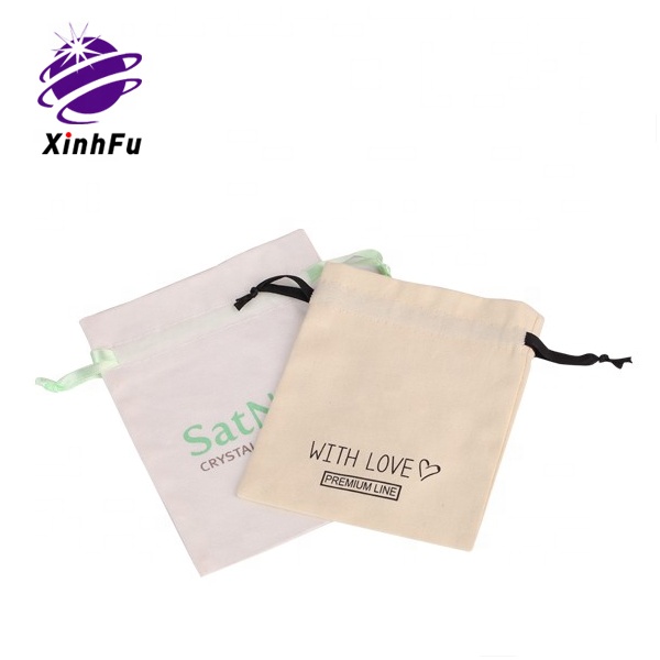 Хлопчатобумажные парусиновые сумки органические лаванды drawstring Чехлы XHF