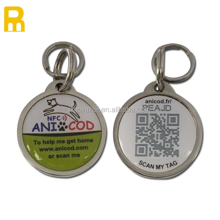 Уникальный программируемые печати qr-код NFC собака id тегов с блистер